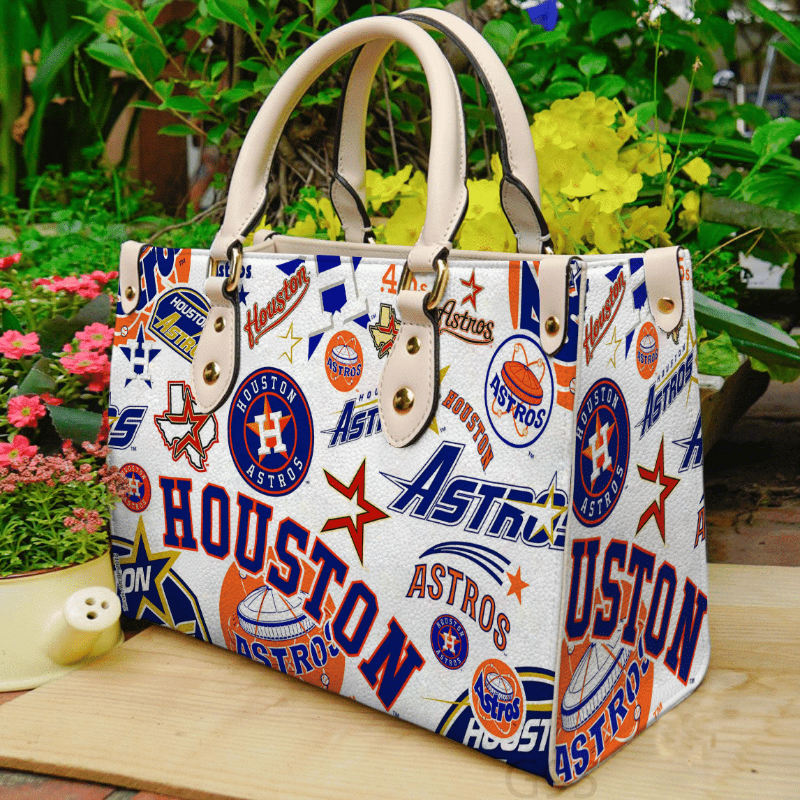 Houston Astros 01 Leather Handbag 1 Houston Astros 01 Leather Handbag