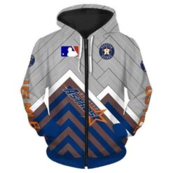 Houston Astros Hoodie Zip Hoodie 3D