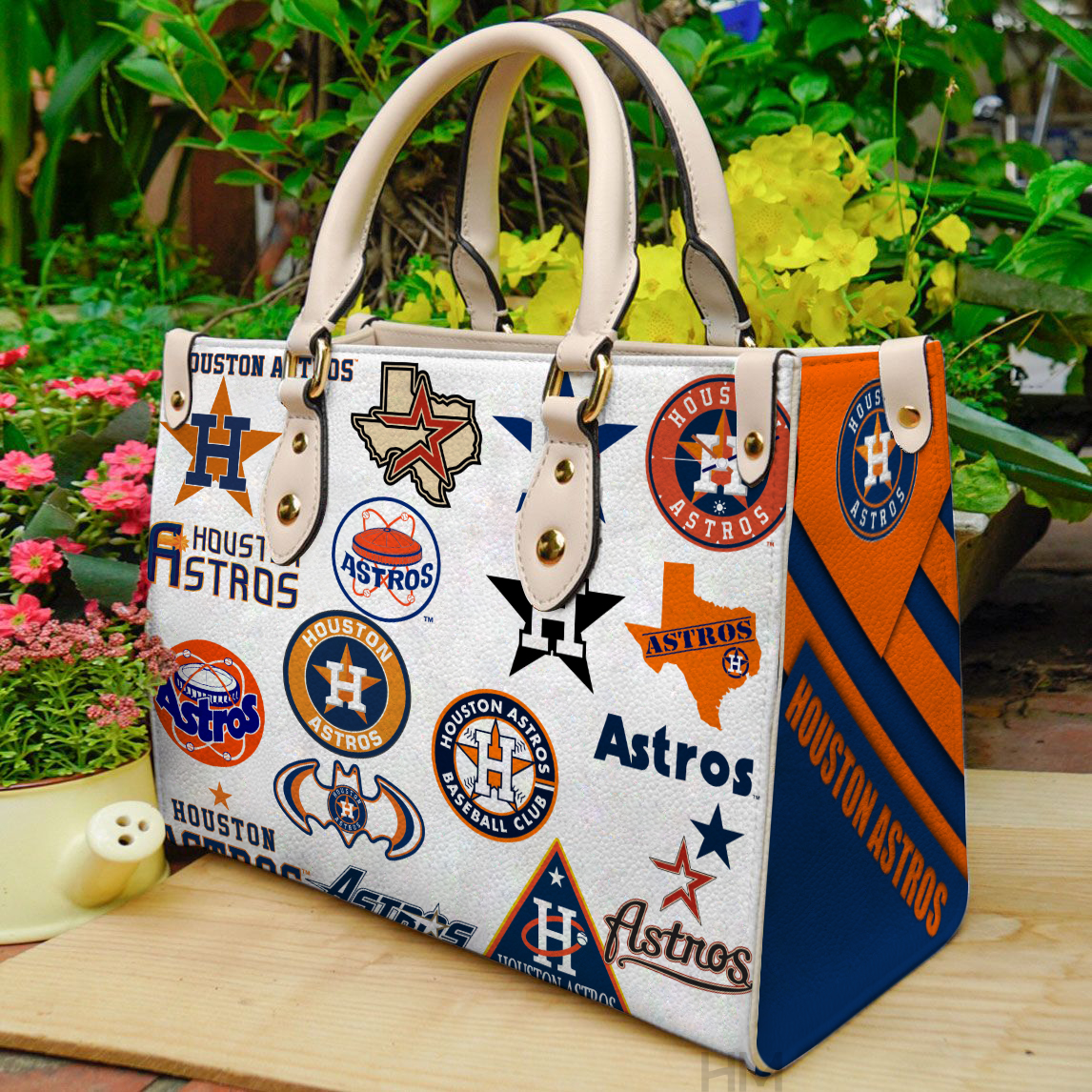 Houston Astros Leather Handbag 1 Houston Astros Leather Handbag