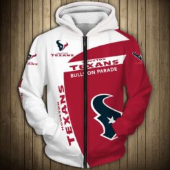 Houston Texans Hoodie Zip Hoodie 3D