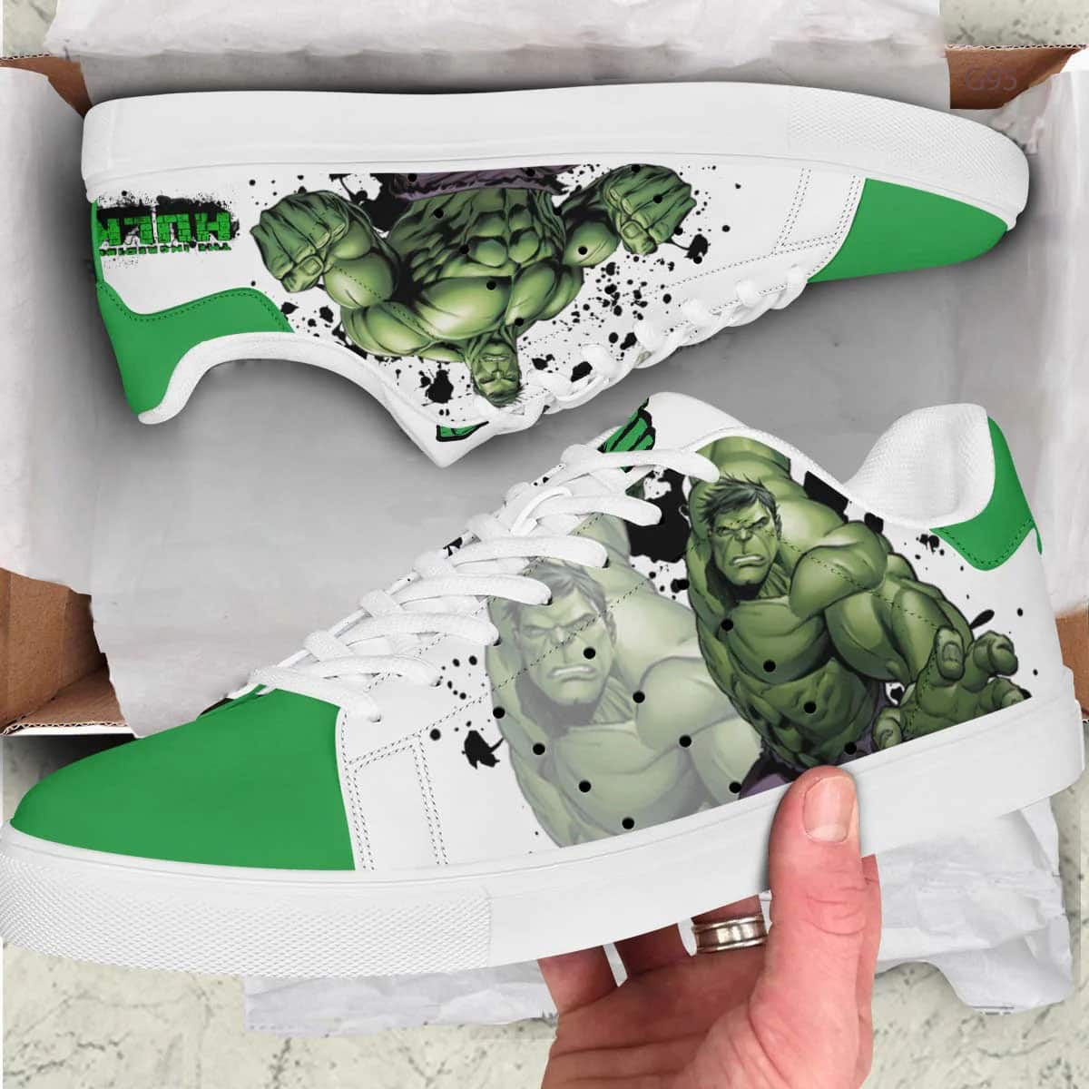 Hulk Marvel 003 Stan Smith Shoes 1 Hulk Marvel 003 Stan Smith Shoes