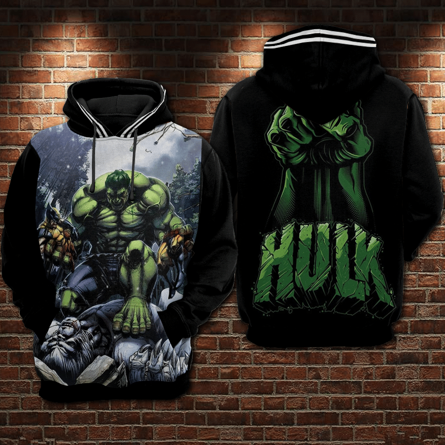 Hulk Marvel 01 Hoodie Zip Hoodie 3D 1 Hulk Marvel 01 Hoodie Zip Hoodie 3D