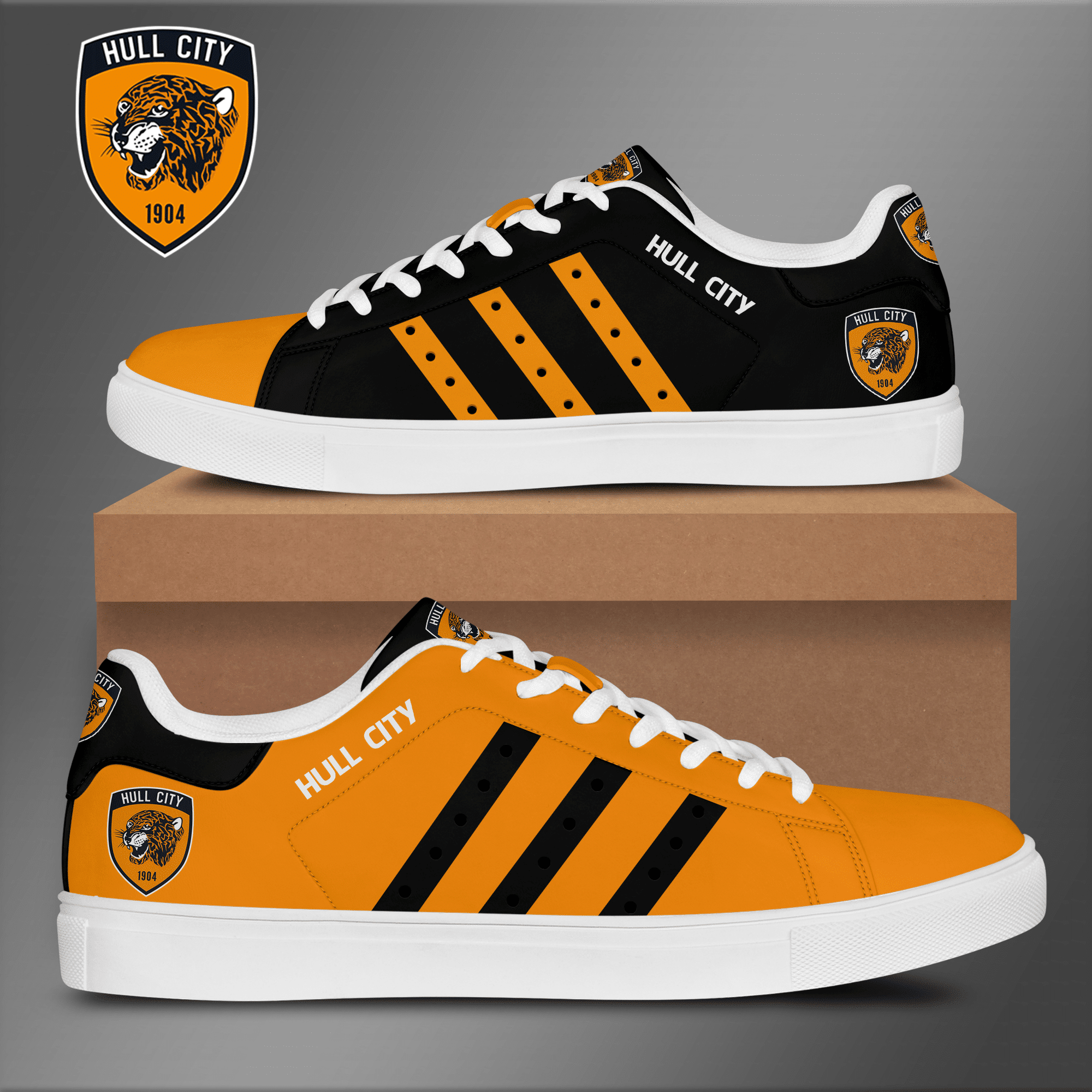 Hull City Stan Smith Shoes 1 Hull City Stan Smith Shoes