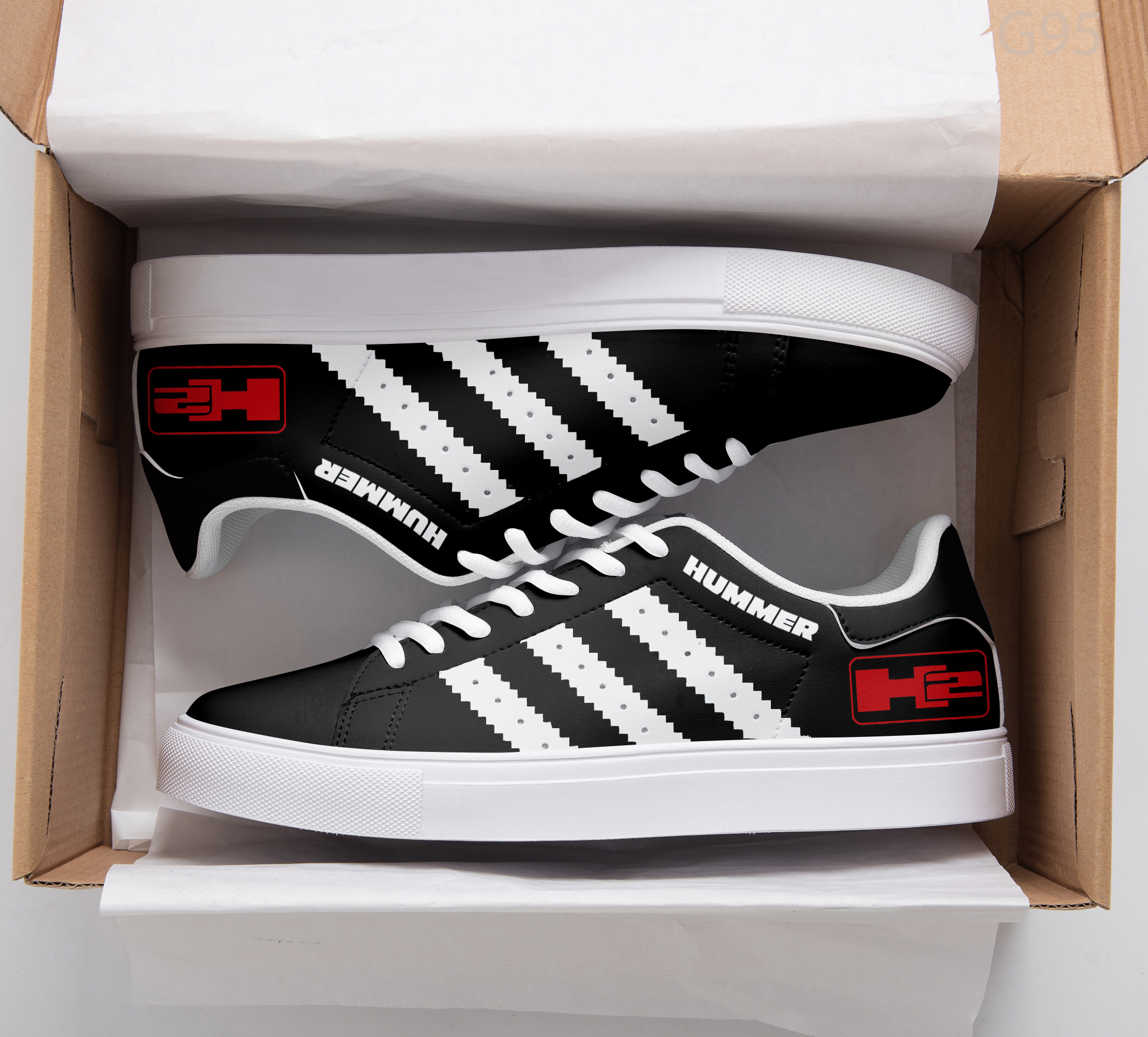 Hummer Black Stan Smith Shoes 1 Hummer Black Stan Smith Shoes