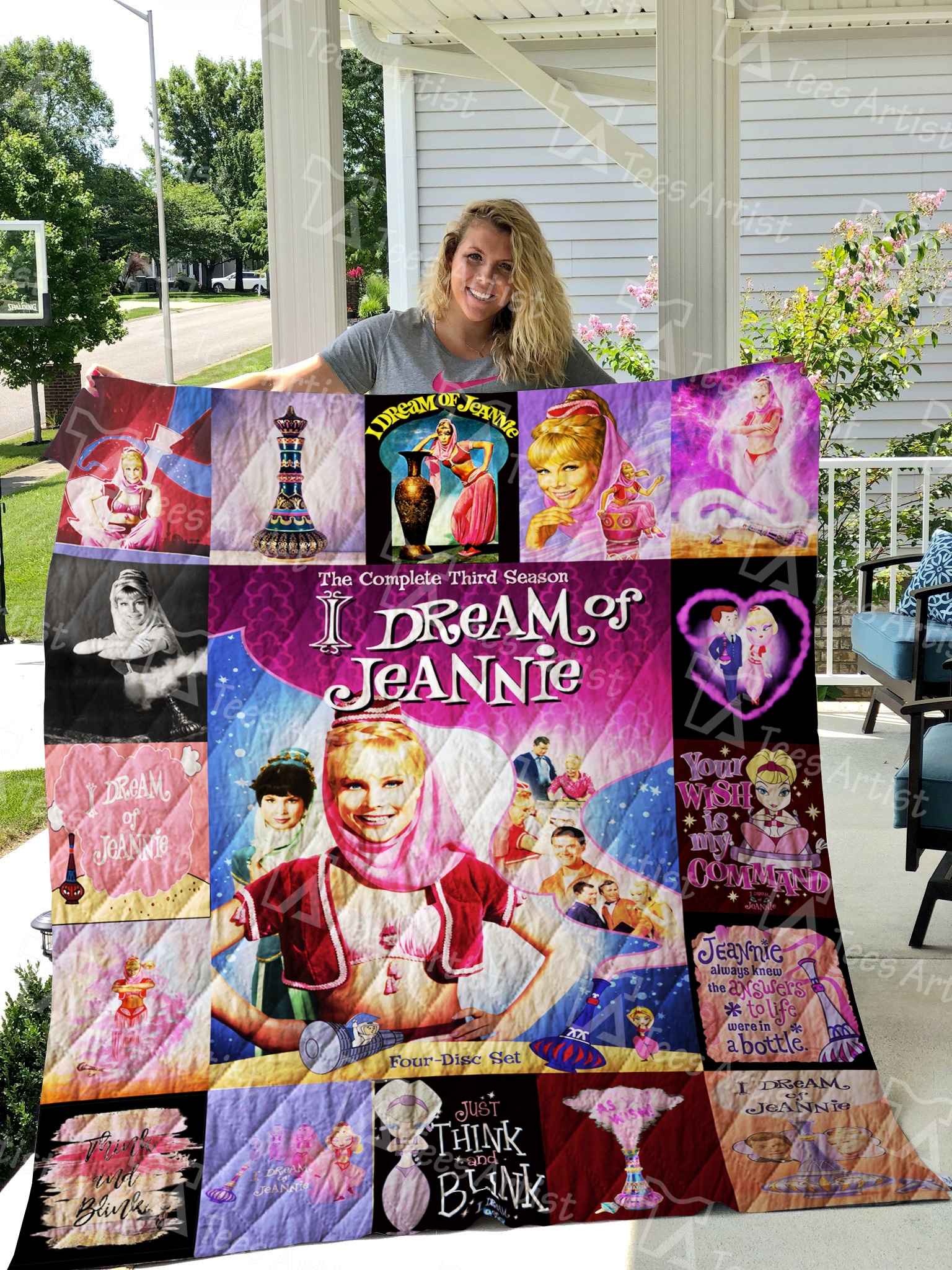 I Dream Of Jeannie Blanket 1 I Dream Of Jeannie Blanket