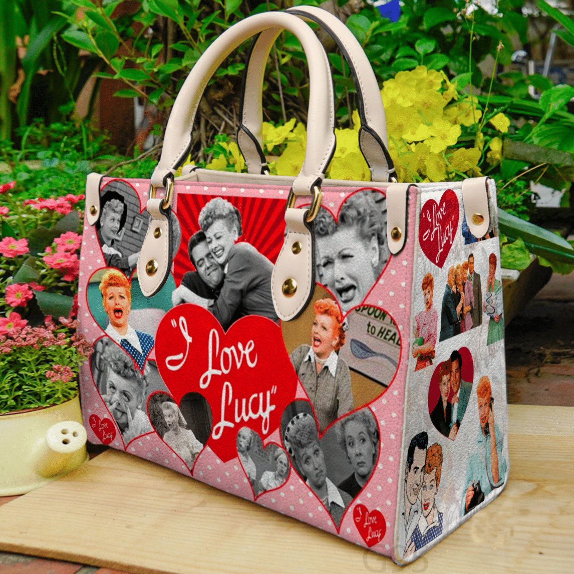 I Love Lucy 1A Leather Handbag 1 I Love Lucy 1A Leather Handbag