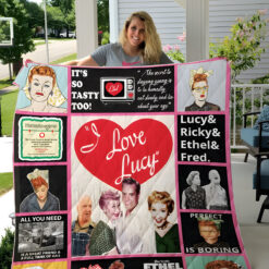 I Love Lucy 2 Blanket