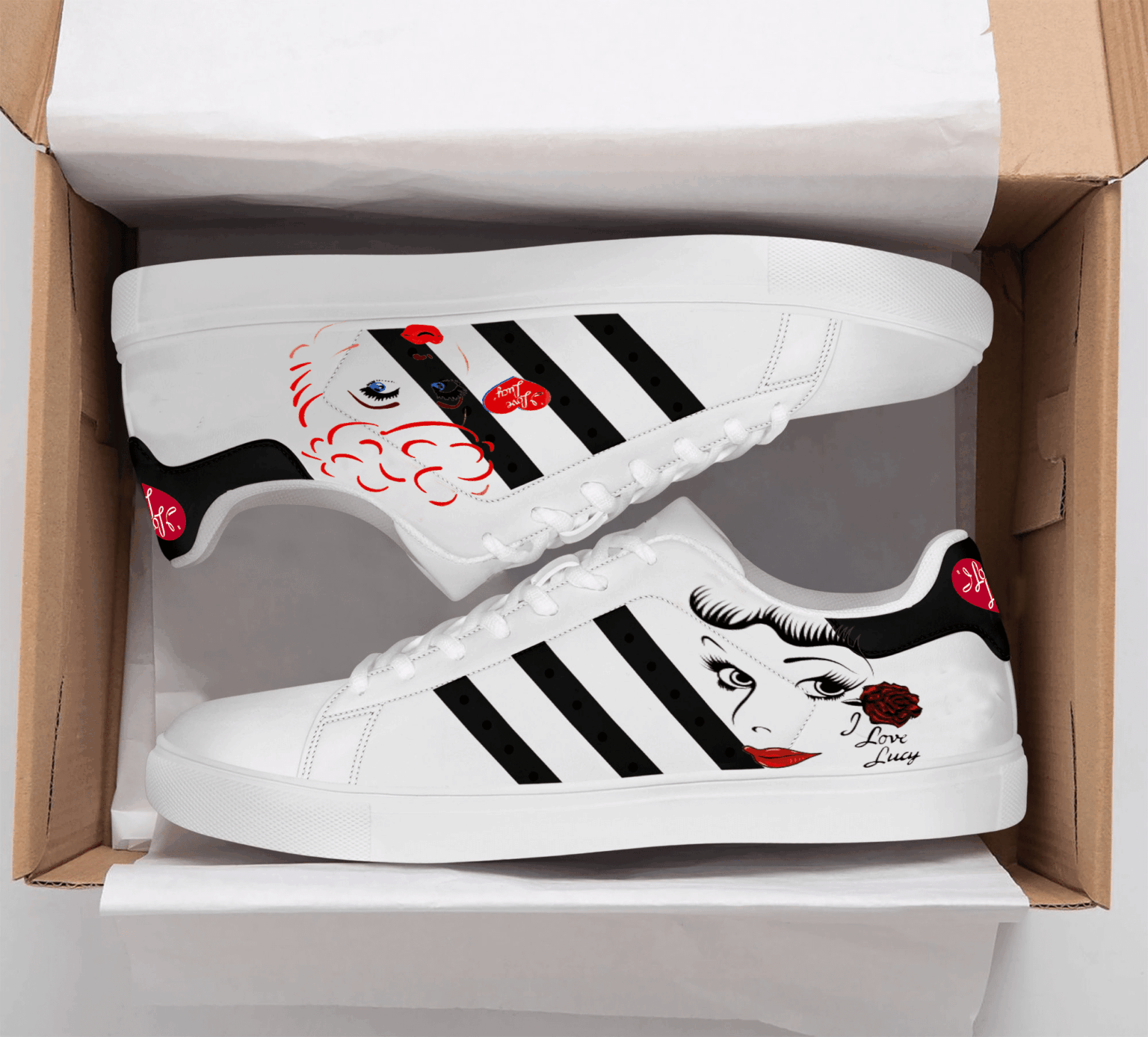 I Love Lucy Stan Smith Shoes 1 I Love Lucy Stan Smith Shoes