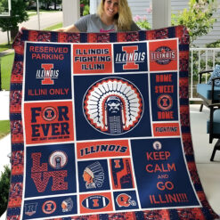 Illinois Fighting Illini Blanket