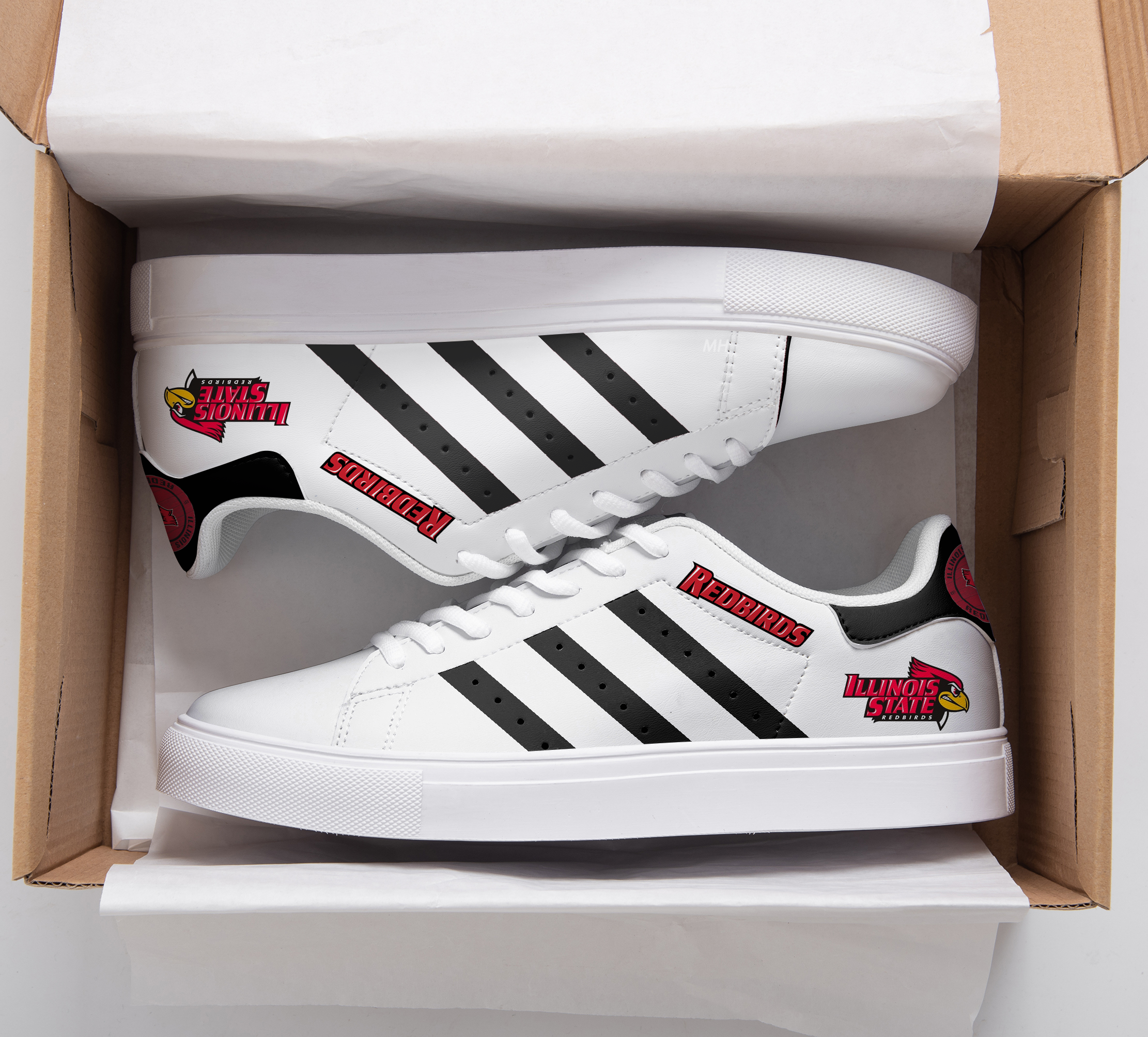 Illinois State Redbirds Stan Smith Shoes 1 Illinois State Redbirds Stan Smith Shoes