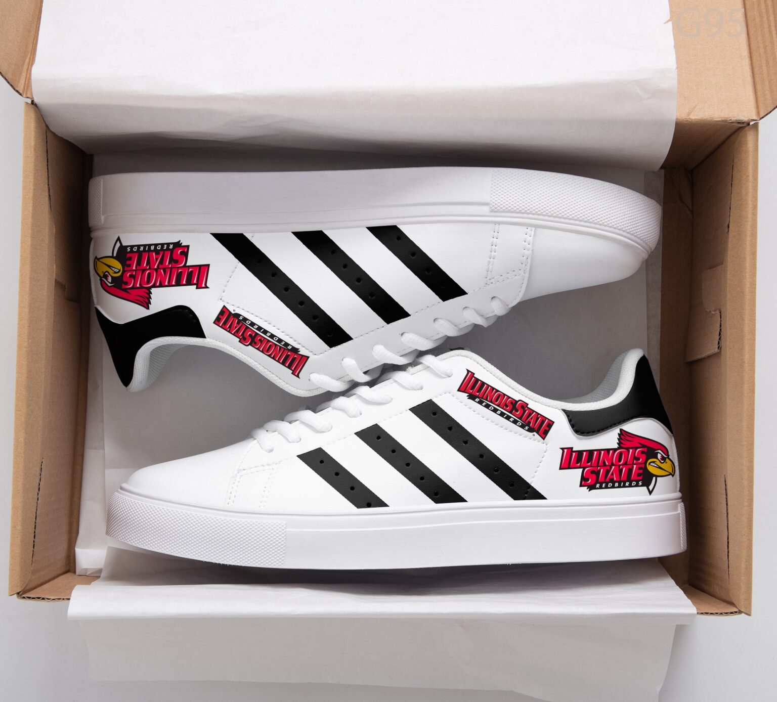 Illinois State Redbirds Stan Smith Shoes 1 Illinois State Redbirds Stan Smith Shoes
