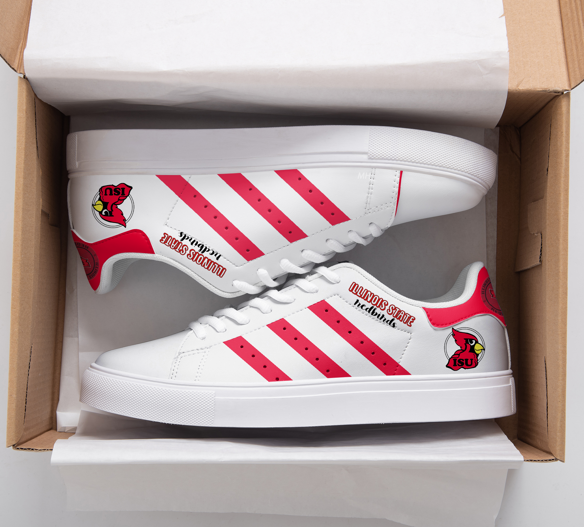 Illinois State Redbirds Stan Smith Shoes 1 Illinois State Redbirds Stan Smith Shoes