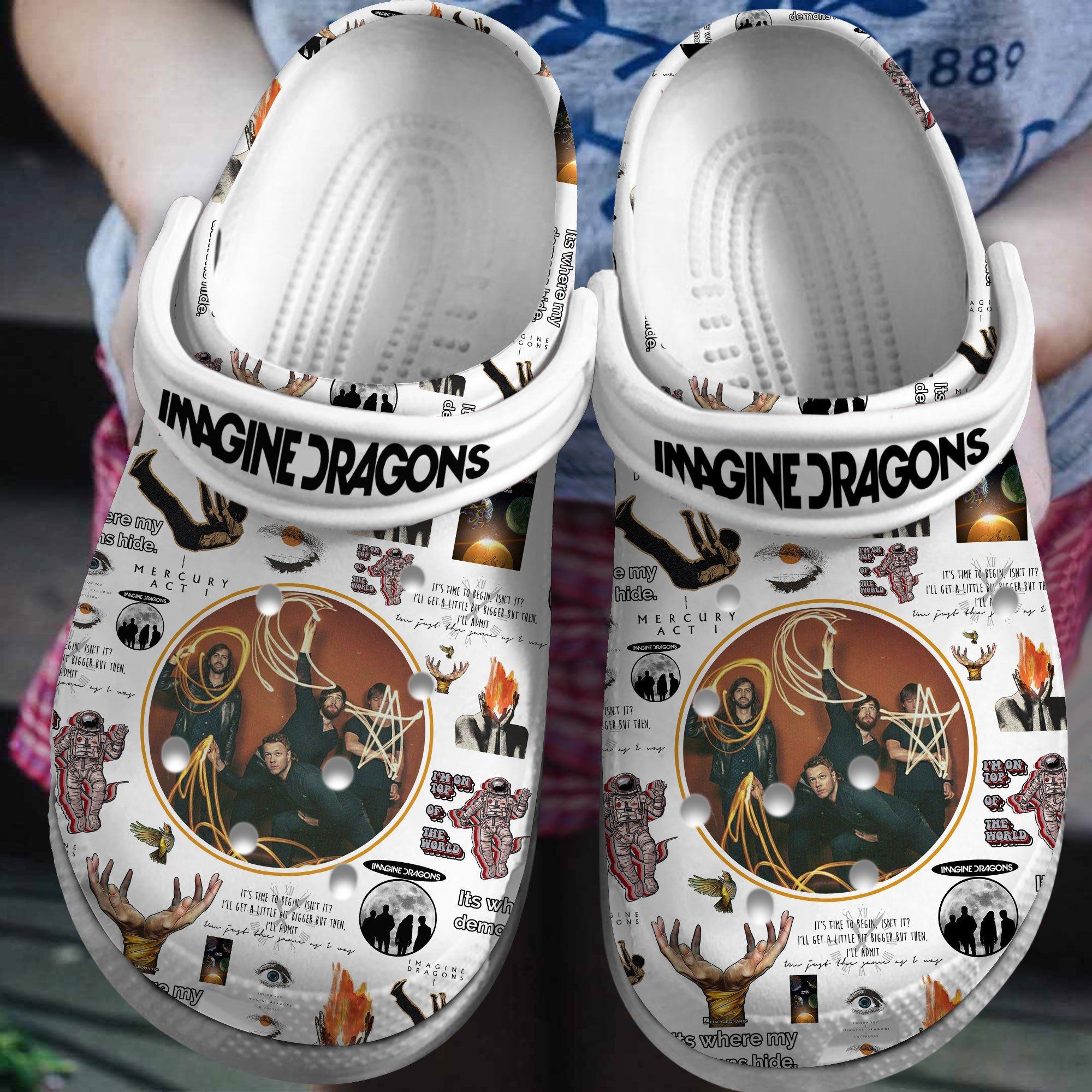 Imagine Dragons Clogs Shoes 1 Imagine Dragons Clogs Shoes