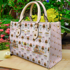 In N Out Burger Leather Handbag