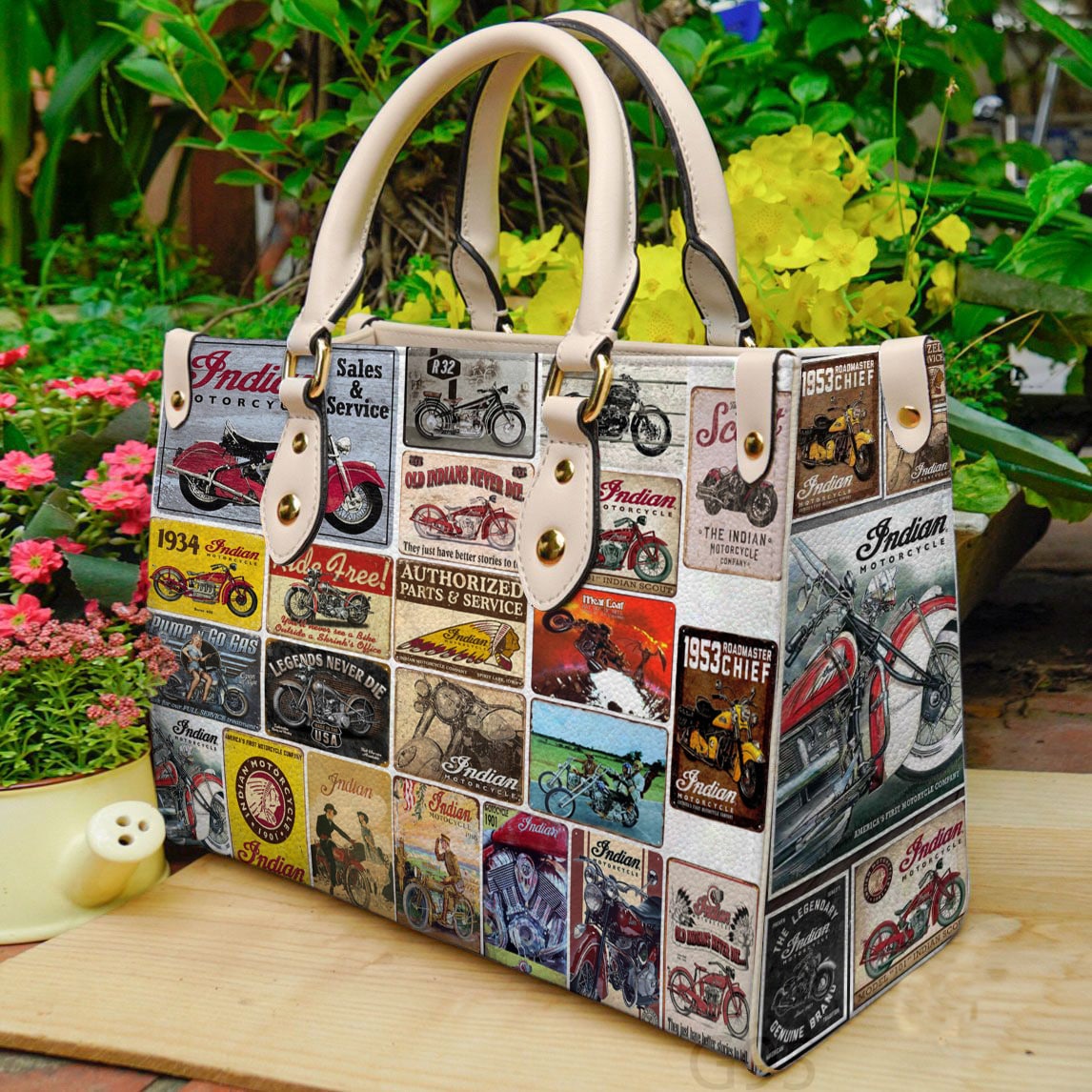Indian Motorcycle Leather Handbag 1 Indian Motorcycle Leather Handbag