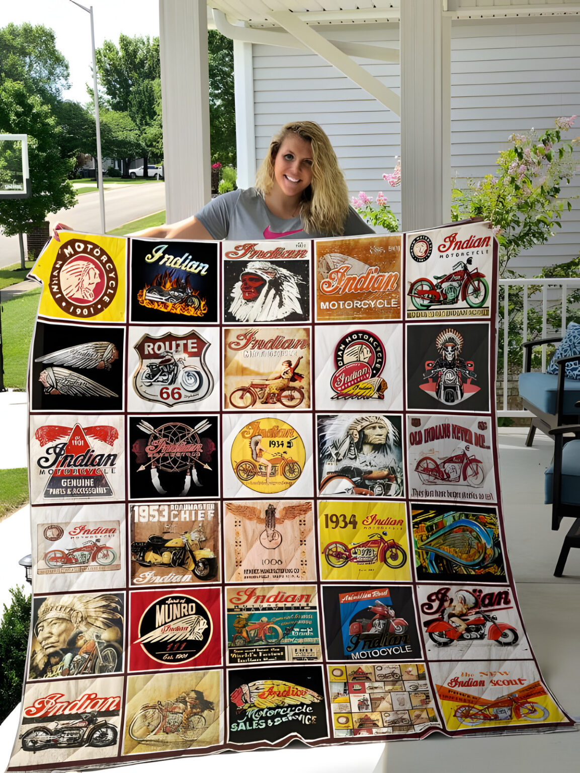 Indian Motorcycles Blanket 1 Indian Motorcycles Blanket