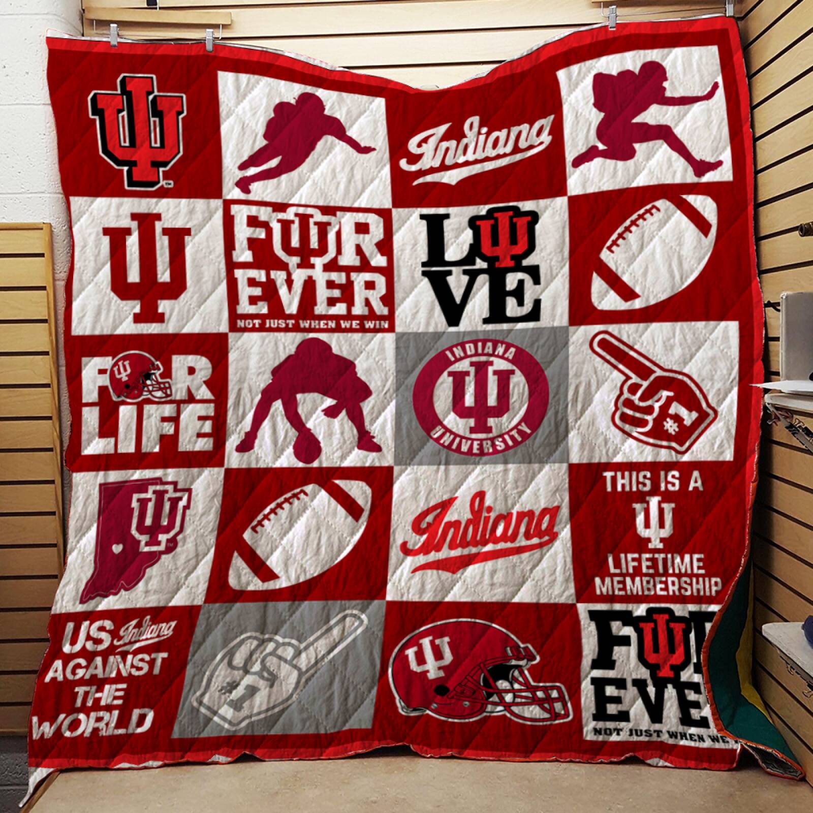 Indiana Hoosiers Blanket 1 Indiana Hoosiers Blanket