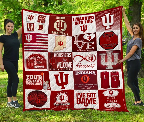 Indiana Hoosiers Blanket 1 Indiana Hoosiers Blanket