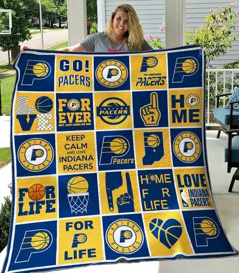 Indiana Pacers Blanket 1 Indiana Pacers Blanket