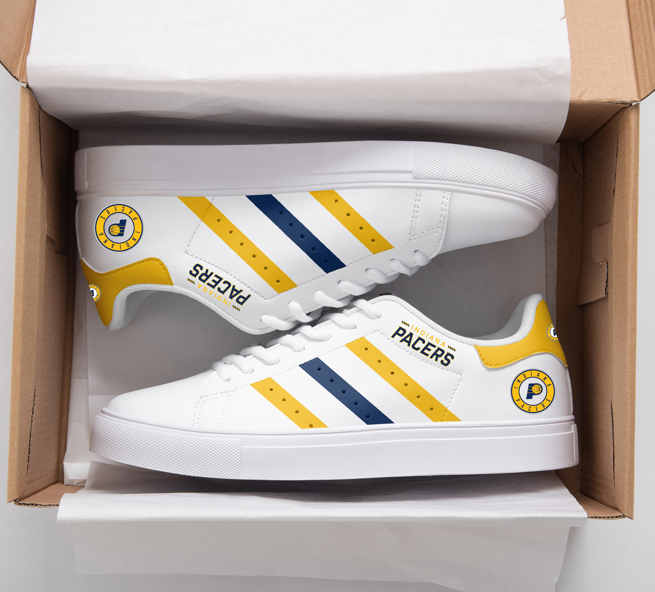 Indiana Pacers Stan Smith Shoes 1 Indiana Pacers Stan Smith Shoes