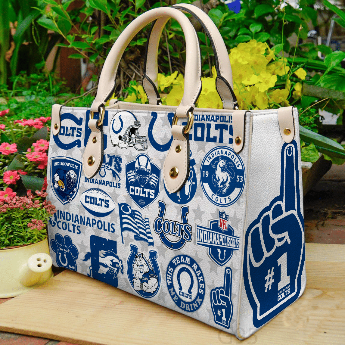 Indianapolis Colts Leather Handbag 1 Indianapolis Colts Leather Handbag