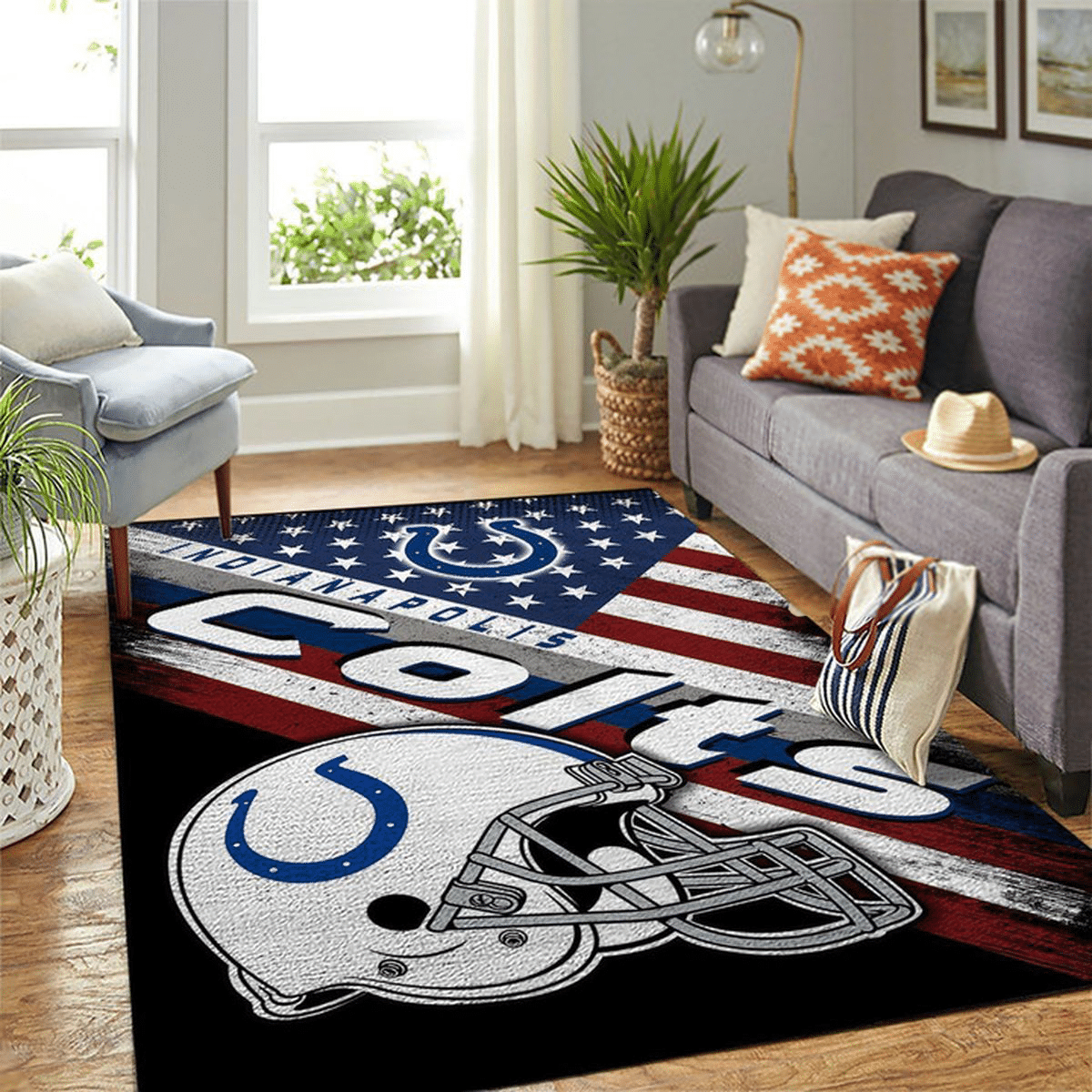 Indianapolis Colts Lover Area Rug 1 Indianapolis Colts Lover Area Rug