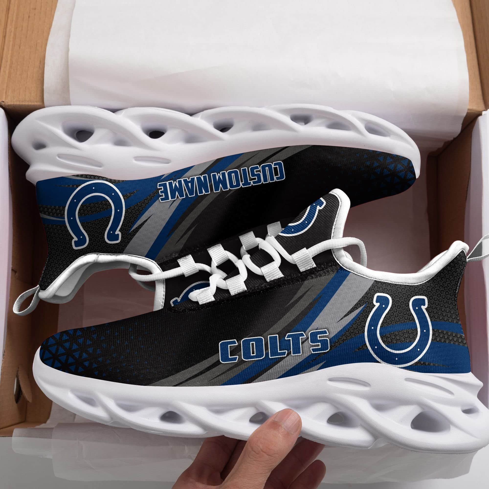 Indianapolis Colts Max Soul Shoes 1 Indianapolis Colts Max Soul Shoes