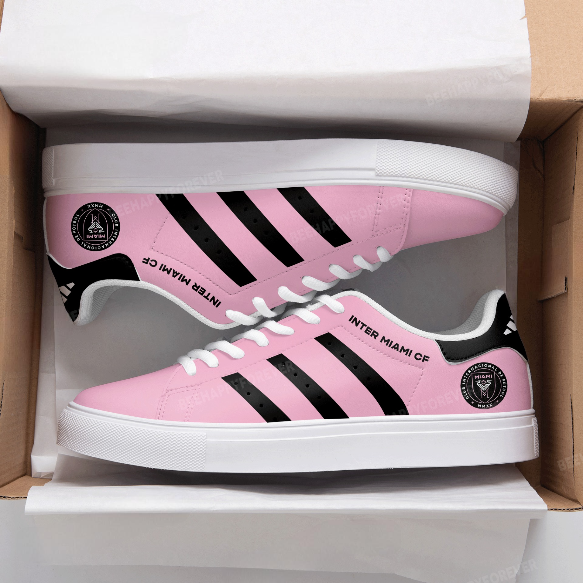 Inter Miami Home Stan Smith Shoes 1 Inter Miami Home Stan Smith Shoes
