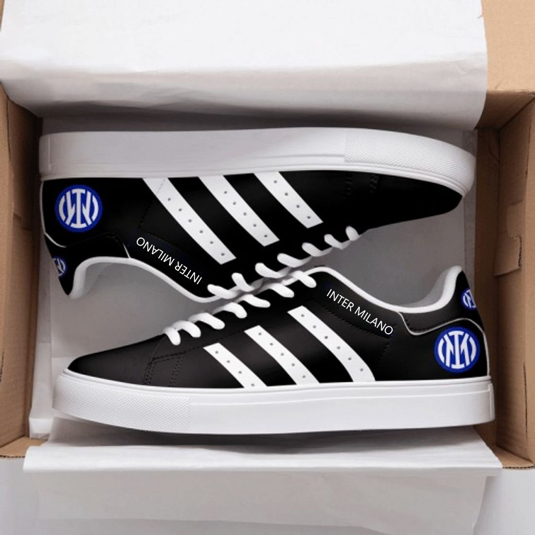 Inter Milan Stan Smith Shoes 1 Inter Milan Stan Smith Shoes