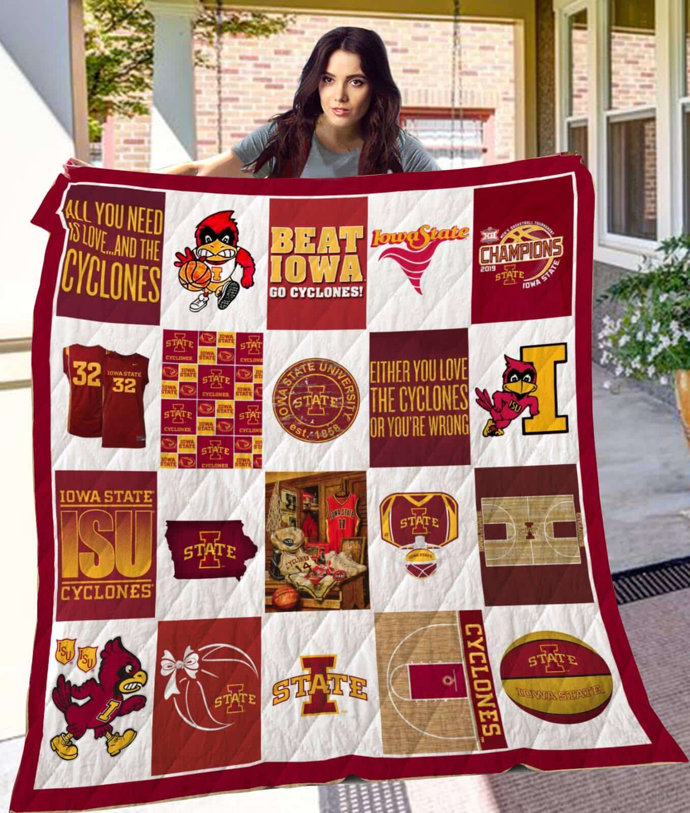 Iowa State Cyclones Blanket 1 Iowa State Cyclones Blanket