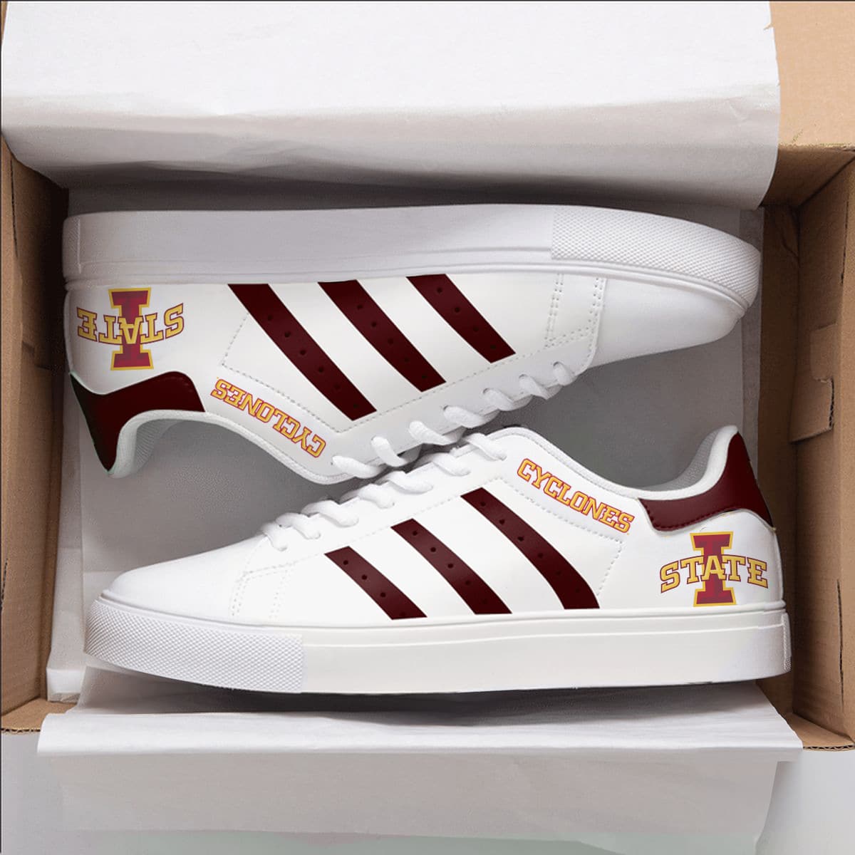 Iowa State Cyclones Stan Smith Shoes 1 Iowa State Cyclones Stan Smith Shoes