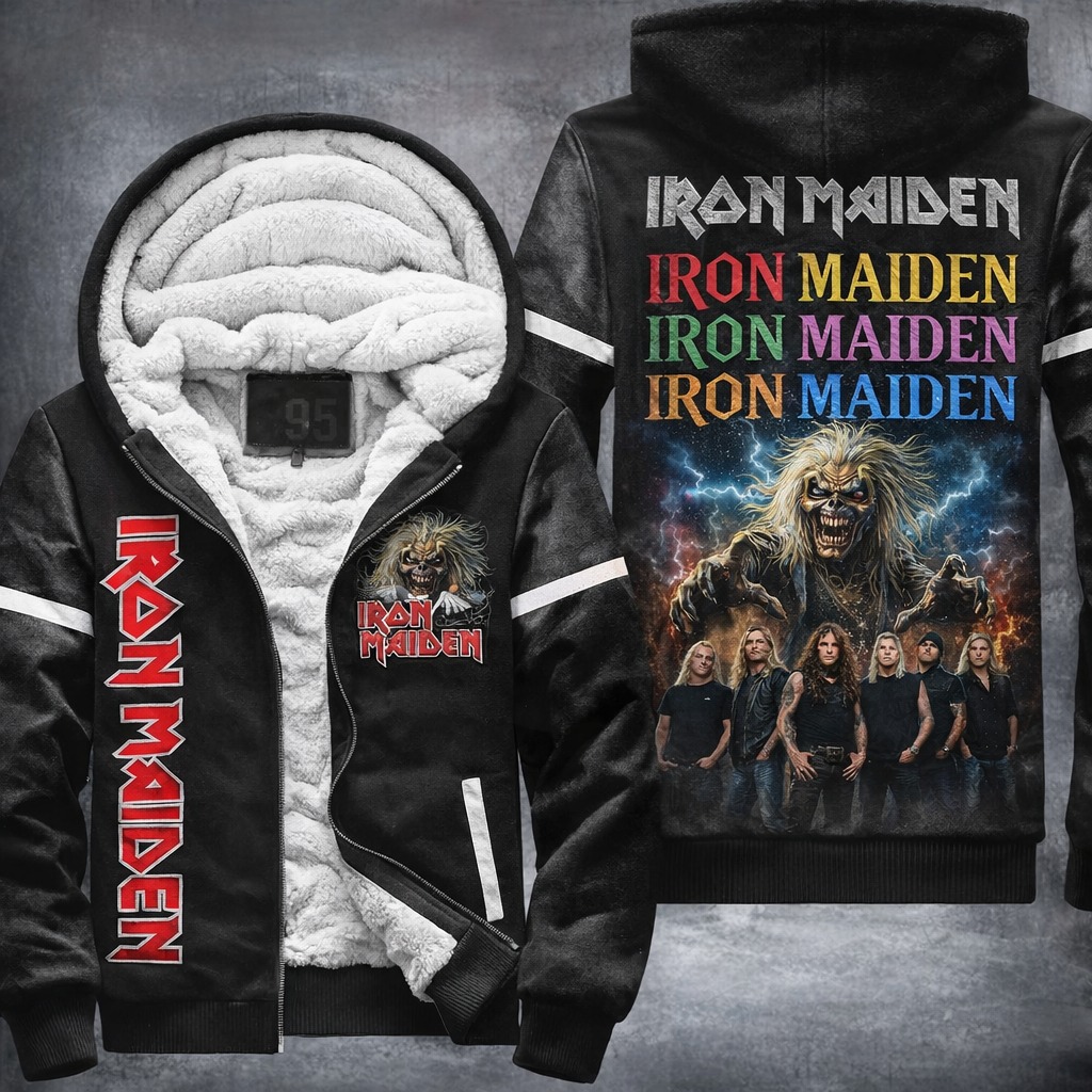 Iron Maiden Fleece Jacket 1 Iron Maiden Fleece Jacket