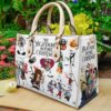 Jack Skellington A0 Leather Handbag