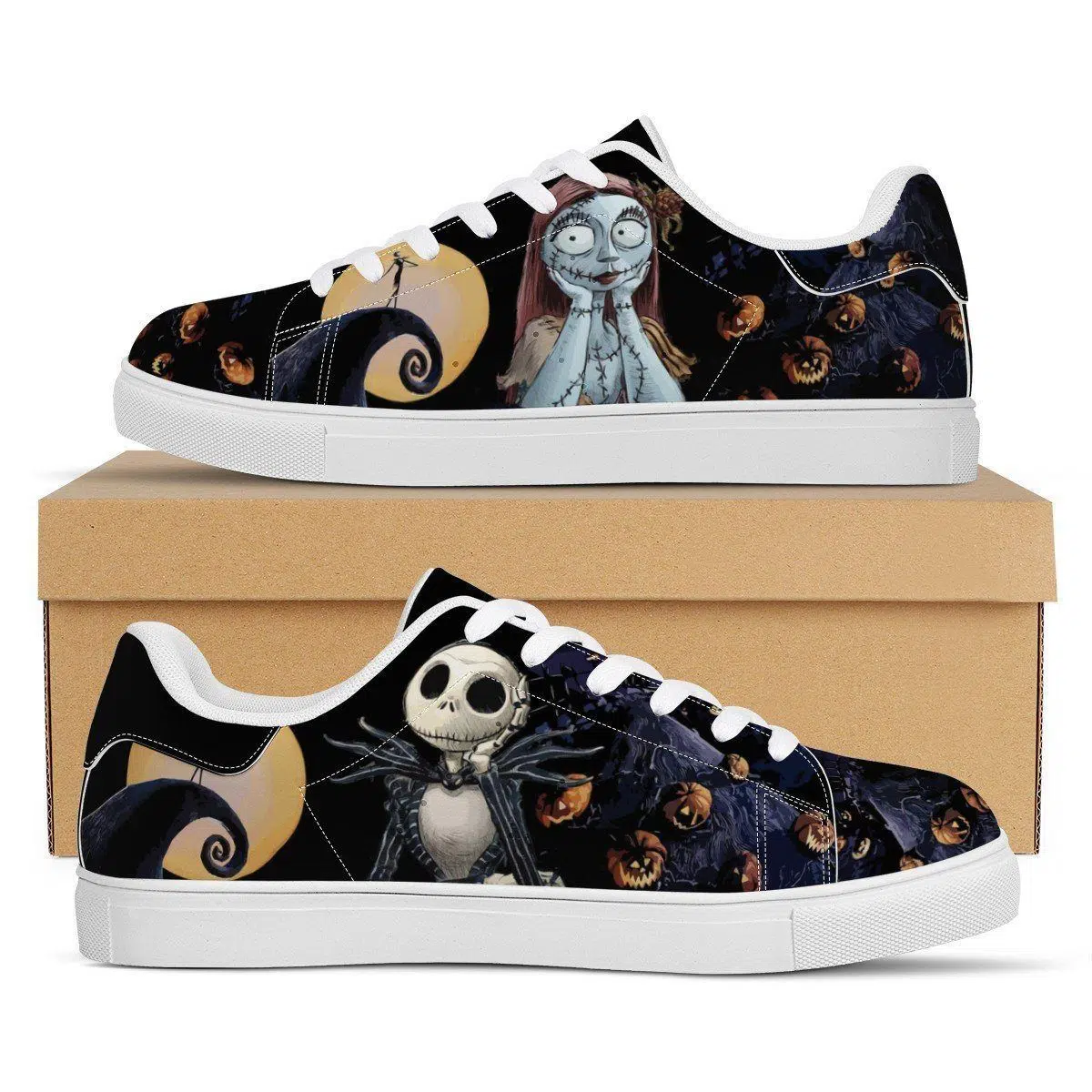 Jack Skellington A0 Stan Smith Shoes 1 Jack Skellington A0 Stan Smith Shoes