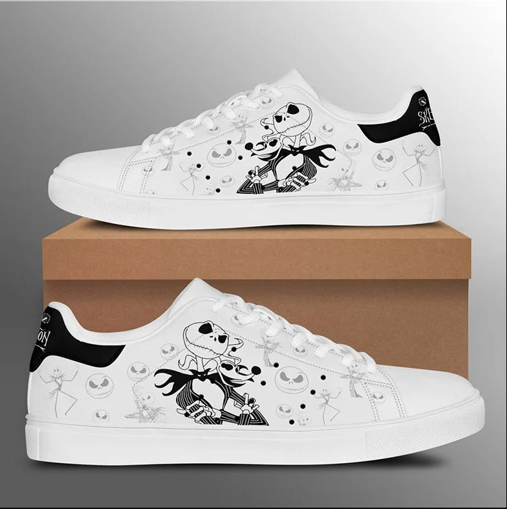 Jack Skellington A2 Stan Smith Shoes 1 Jack Skellington A2 Stan Smith Shoes
