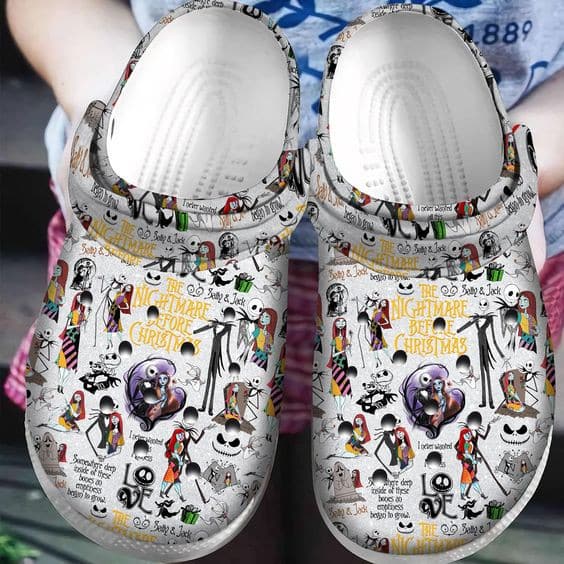 Jack Skellington Soft Clogs 1 Jack Skellington Soft Clogs