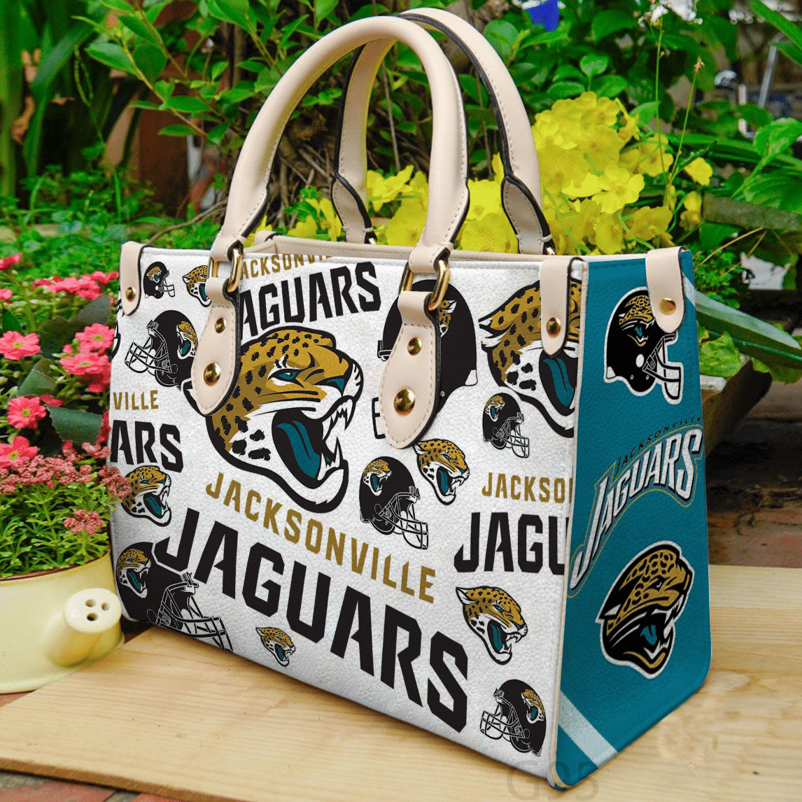 Jacksonville Jaguars A1 Leather Handbag 1 Jacksonville Jaguars A1 Leather Handbag