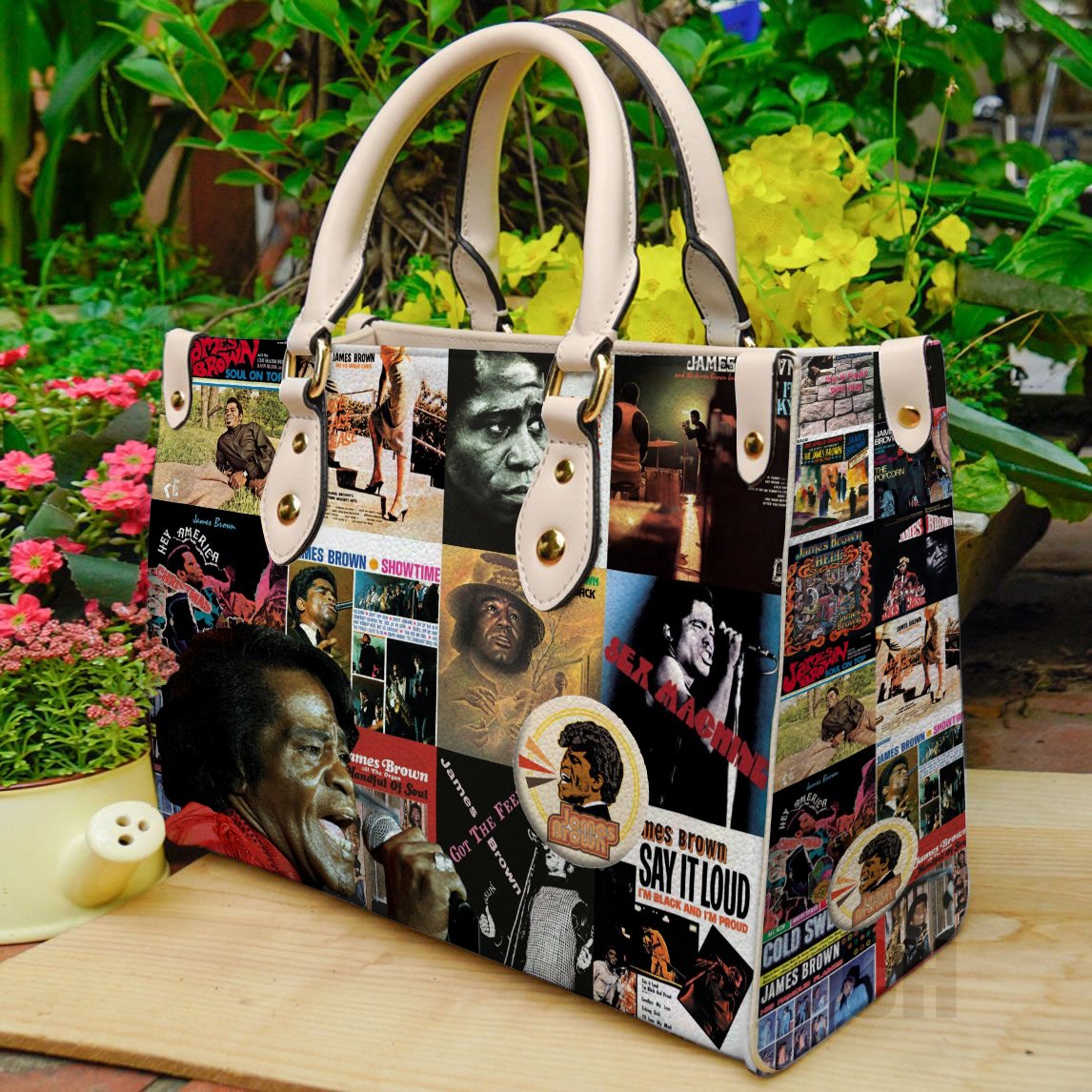 James Brown Leather Handbag 1 James Brown Leather Handbag