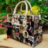 James Brown Leather Handbag