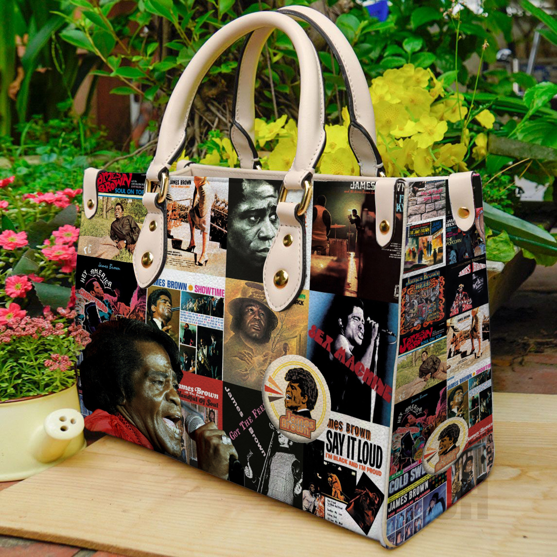 James Brown Leather Handbag 1 James Brown Leather Handbag