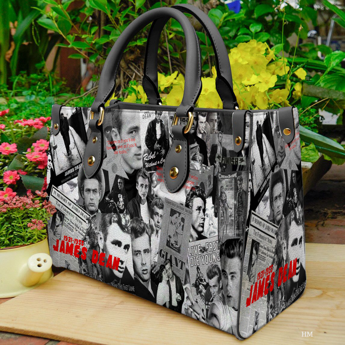 James Dean Leather Handbag 1 James Dean Leather Handbag
