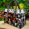 Janet Jackson Leather Handbag