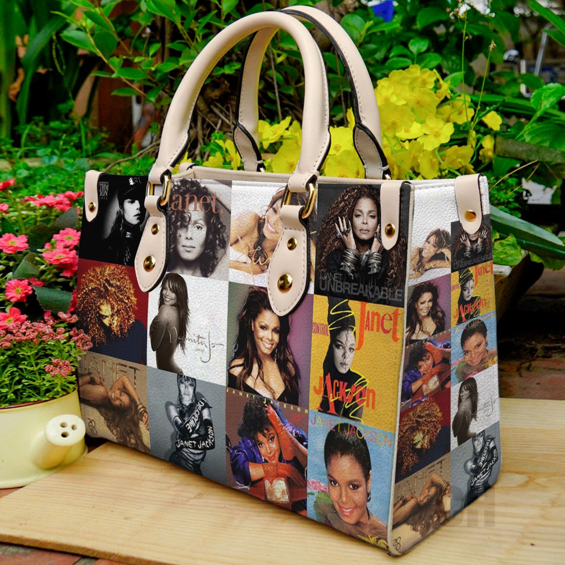 Janet Jackson New Leather Handbag 1 Janet Jackson New Leather Handbag