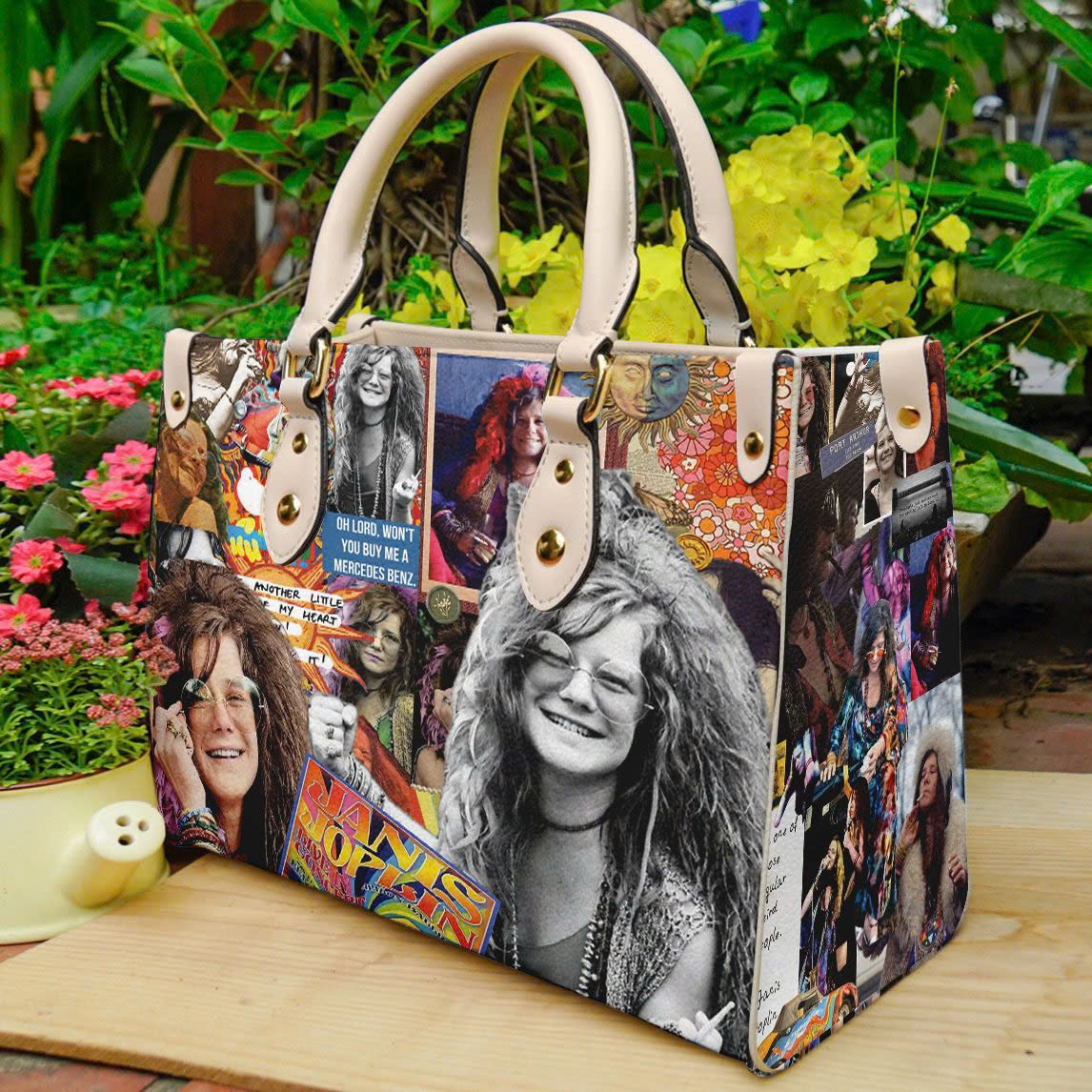 Janis Joplin Leather Handbag 1 Janis Joplin Leather Handbag