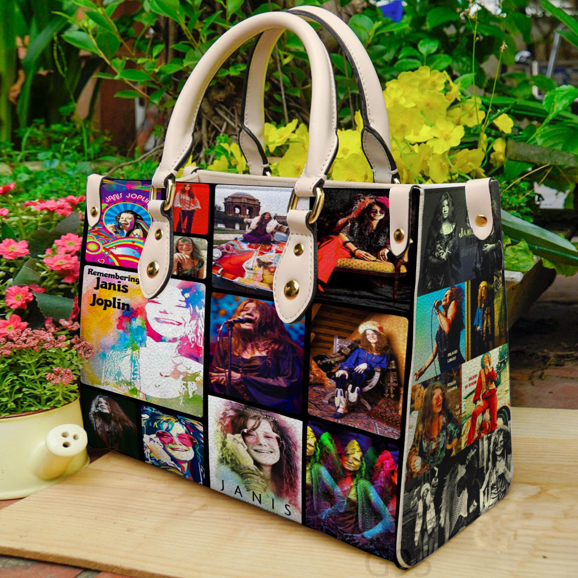 Janis Joplin Leather Handbag 1 Janis Joplin Leather Handbag
