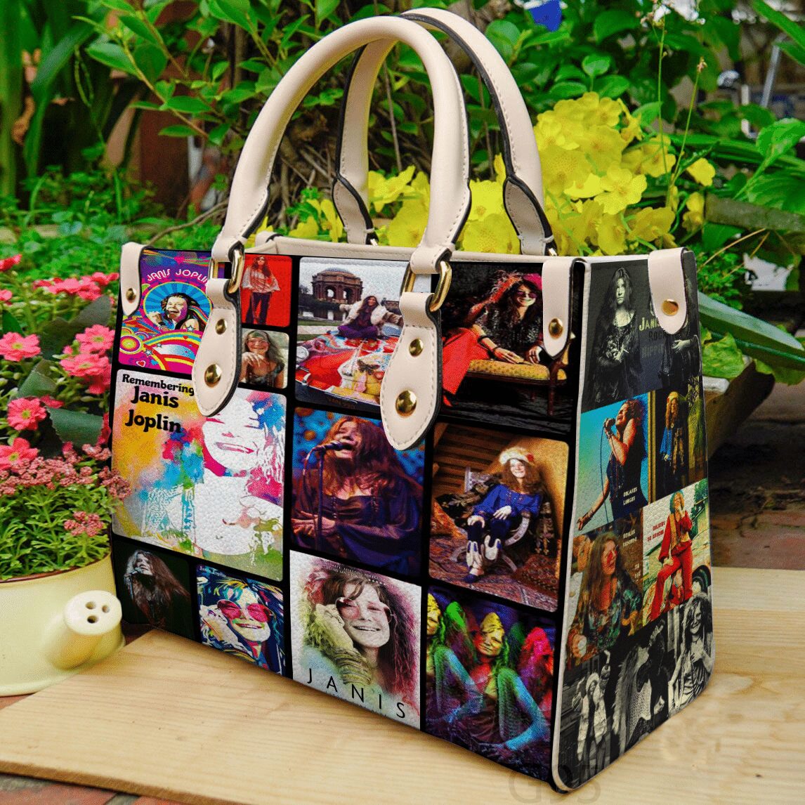 Janis Joplin Leather Handbag 1 Janis Joplin Leather Handbag