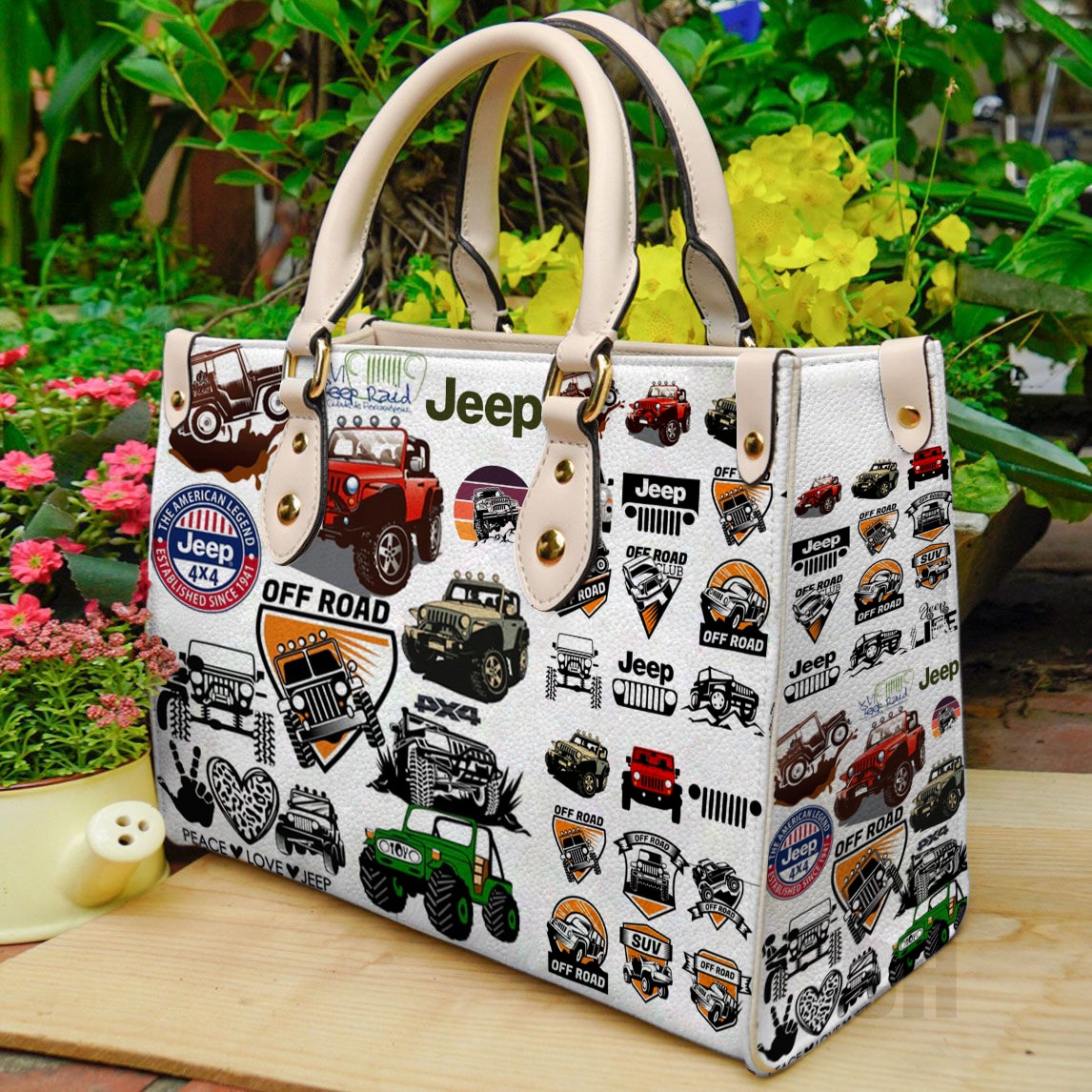 Jeep Car Leather Handbag 1 Jeep Car Leather Handbag