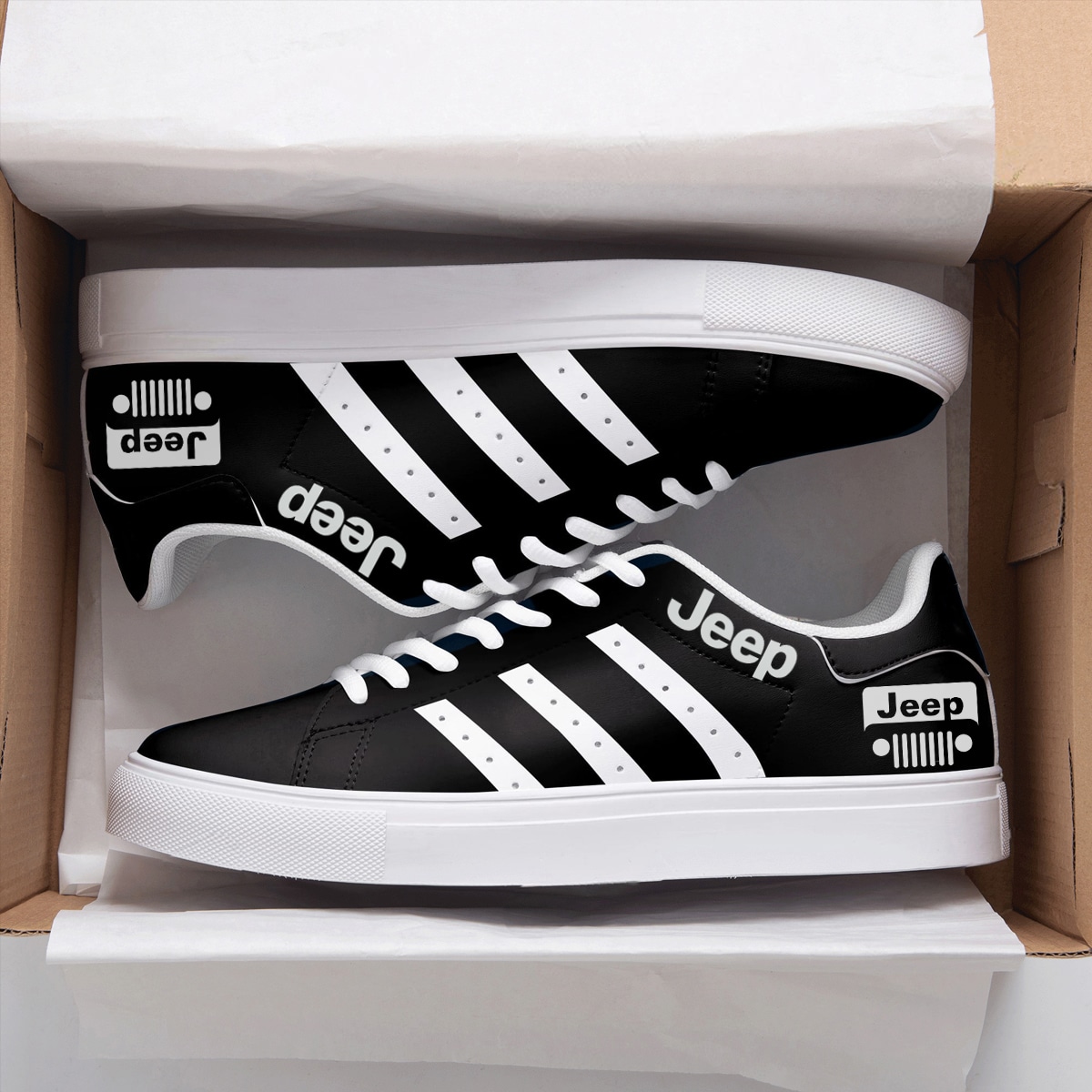Jeep Lover Black Stan Smith Shoes 1 Jeep Lover Black Stan Smith Shoes