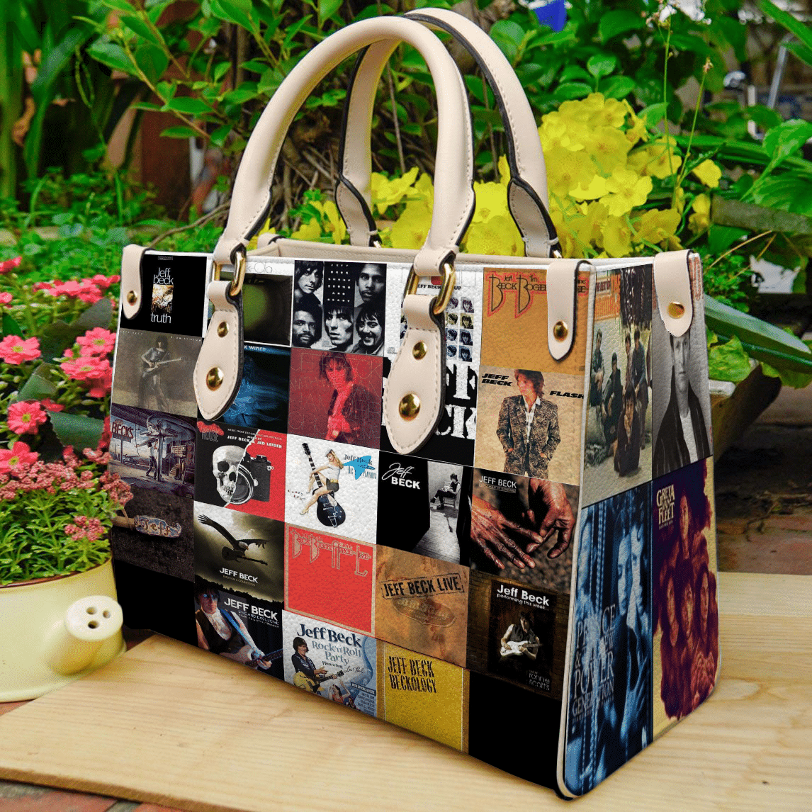 Jeff Beck Lover Leather Handbag 1 Jeff Beck Lover Leather Handbag