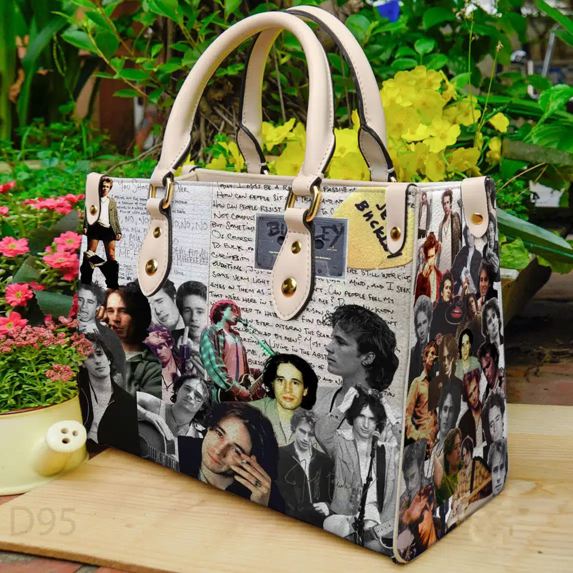 Jeff Buckley Leather Handbag 1 Jeff Buckley Leather Handbag